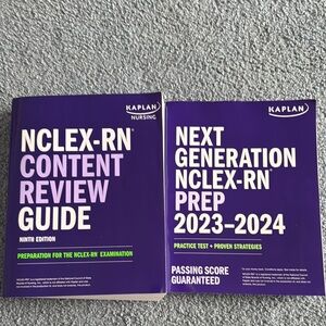 ❌SOLD Kaplan NCLEX-RN Prep Guide Set